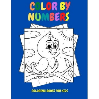 Color by Number for Girls: Perfect for Girls Ages 6-12, 30 Amazing Color by Number Coloring Pages, Fun and Easy to Color