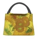 thumbnail image 4 of Bolsas térmicas para el almuerzo con diseño de jarrón con doce girasoles para mujer, impermeables, con pintura de Vincent Van Gogh, 4 of 5