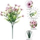 thumbnail image 4 of Flores artificiales de seda violeta – Decoración con hierba artificial primaveral para el hogar, la oficina, bodas y fiestas., 4 of 6