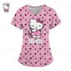 thumbnail image 5 of Camisetas de verano, tops de bolsillo, uniforme de enfermera, Hello Kitty, ropa de mujer con cuello en V, camiseta de hospital, camisetas para mujer 2023, camisetas para mujer, 5 of 5