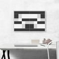 thumbnail image 2 of ARTCANVAS Mid-Century Modern Glitched Blocks Canvas Art Print - Size: 26" x 18" (1.50" Deep), 2 of 9