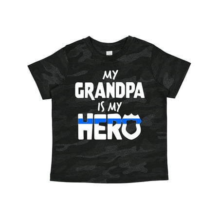 

Inktastic My Grandpa is My Hero Police Officer Family Boys or Girls Toddler T-Shirt