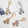 thumbnail image 2 of Ice Skates Keychains for Women Bling Key Ring for Girl Purse Bag or Car Pendant, Silver, 2 of 4