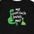 thumbnail image 4 of Inktastic My Great Uncle Loves Me Dinosaur Boys Long Sleeve Toddler T-Shirt, 4 of 5