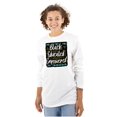 thumbnail image 3 of Black Educated and Empowered Quote Women Plus Size Long Sleeve Graphic Tee Brisco Brands 3X, 3 of 4