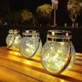 thumbnail image 1 of 3 piezas de linternas solares luces colgantes al aire libre luces de decoración de jardín con 30 ledes lámparas decorativas impermeables para luces traseras de Patio (blanco cálido) Afortunado Sencillez, 1 of 5