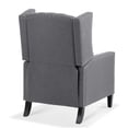 thumbnail image 6 of Triple Tree Tufted Wingback Living Room Recliner Chair, Gray, 6 of 9