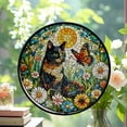 thumbnail image 2 of Hanging Stained Glass for Windows Cat, Festival Gift Ornament, Christmas Ornament Gift, Mother’s Day Keepsake, Valentine’s Day Decor, Keepsake 2025, 2 of 6