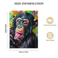thumbnail image 2 of Graffiti Multicolored Animal Monkey Poster Decorative Painting Canvas Wall Art Living Room Posters Bedroom Painting 12 * 16in/16 * 20in, 2 of 5