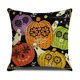 thumbnail image 3 of Advancent Funda de almohada decorativa, decoración de Halloween, funda de almohada acogedora con patrón de calabaza, funda de cojín cuadrada para sofá, Decoración del hogar diecisiete SXYM42 Advancent HA060851-17B, 3 of 6