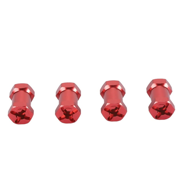 RC Hub Adapter, 4PCS 12mm Aluminum Alloy Wheel Hub Extension Adapter with Nuts for 1/10 RC Car 20mm Length