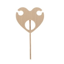 UPOUART Foldable Wooden Dining Table Decor, Khaki Color, Perfect for Family Picnics and Wine , 1Pc