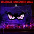thumbnail image 3 of Halloween Decorations Spooky Eyes Lights, 21 Inch Large Wooden Halloween Window Eye Lights with 7 Color Modes and USB/Battery Operated for Home, Wall, Window, Trees Halloween Décor, 3 of 9