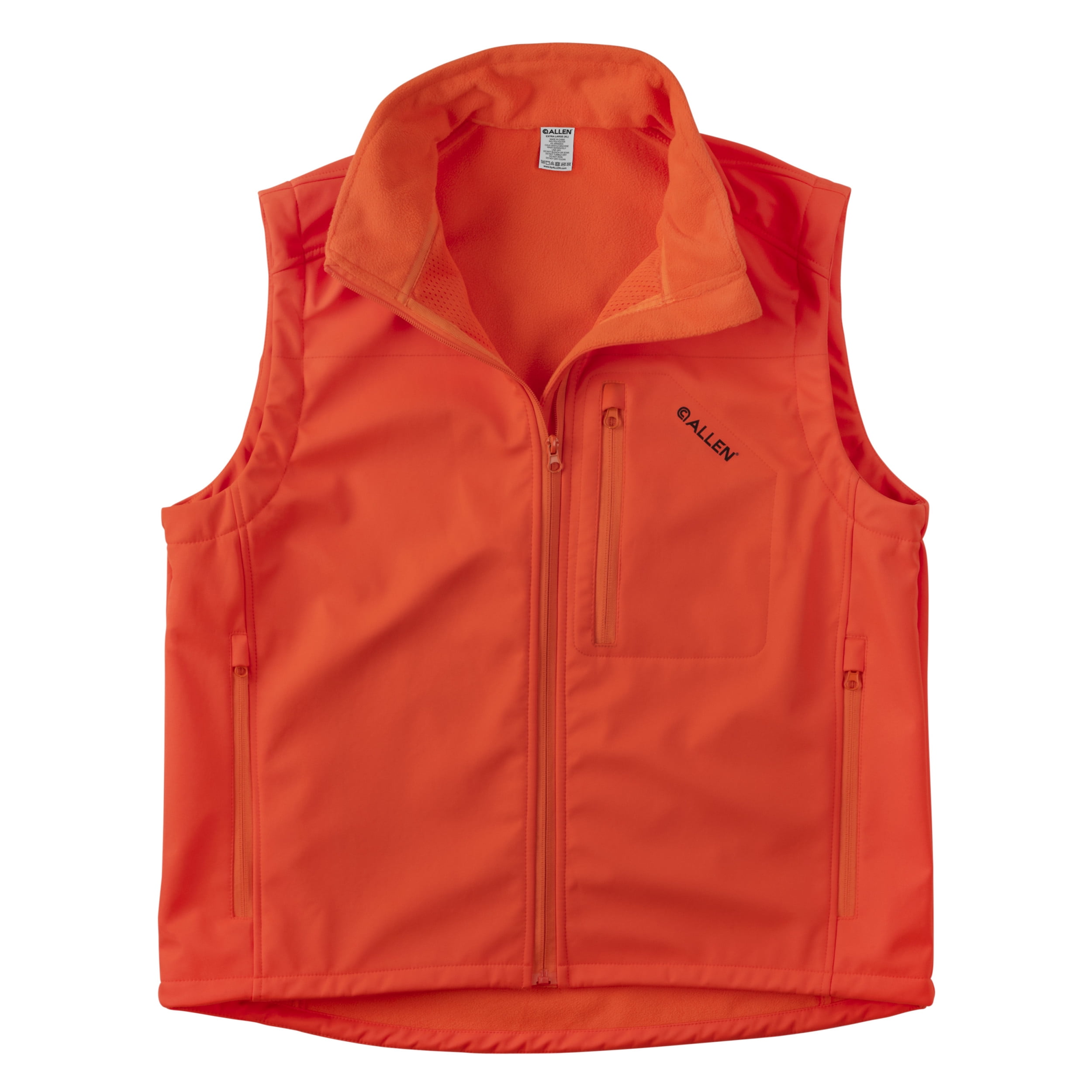 Allen Company Softshell Blaze Hunting Vest, Men's, Xl, Blaze