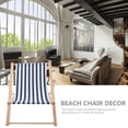 thumbnail image 4 of Artificial Beach Chair Model Landscape Wooden Beach Chair Mediterranean Style Decor, 4 of 4