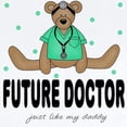 thumbnail image 2 of CafePress - Future Doctor Like Daddy Baby Infant Bodysuit - Baby Light Bodysuit, Size Newborn - 24 Months, 2 of 4