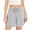 Gray, variant on QIYAGBSA Gingham Drawstring Shorts for Women Elastic Waist with Pockets Relaxed Fit Casual Summer (Hot Pink L)