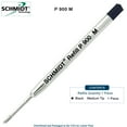 thumbnail image 3 of Schmidt P900 Ink Pen Refill for Parker Style Ballpoint Pens, Medium Point, 0.7 mm, Black, 3 of 5