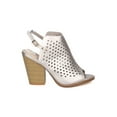 thumbnail image 2 of New Women Nature Breeze Webber-12 Metallic Perforated Slingback Chunky Heel Mule, 2 of 6