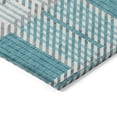 thumbnail image 4 of Addison Rugs Chantille Indoor/Outdoor Transitional Plaid Teal Washable Rectangle Rug, 5' x 7'6", 4 of 6