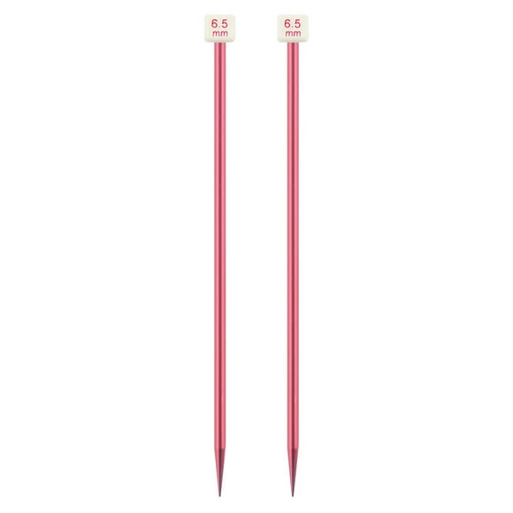 facefd Color Random Knitting Needles Sweater Portable Aluminum Weaving Needle DIY Crafting Needleworking Equipment Household Supplies 6.5mm