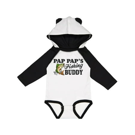 

Inktastic Pap Pap s Fishing Buddy Gift Baby Boy Long Sleeve Bodysuit