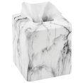 thumbnail image 1 of Funda para caja de pañuelos mDesign Unity Collection Marble Metal, 1 of 6