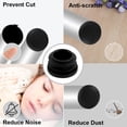 thumbnail image 2 of Unique Bargains 10 Pcs Antislip Plastic Round 30mm Dia Chair Foot Cover Table Furniture Leg Protector Balck, 2 of 4