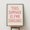 Rolled Canvas, variant on This Shower Is For Singing, Pink Typography Print, Funny Bathroom Wall Art, Quote Poster