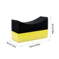 thumbnail image 3 of ACDANC Sponge Cleaning Wipe for Car Wheels - Curved Face Wax-Applicable Tire Sponge,Ideal for Car Wash and Wheel Cleaning,Essential Brush for Car Wash Detailing Black, 3 of 4