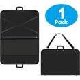 thumbnail image 3 of Spill Resistant Black Artist Portfolio A2 Size Sketching Supplies Case with Reinforcement Plate and Shoulder Strap for Students, Designers. (48x37x3.8cm), 3 of 5
