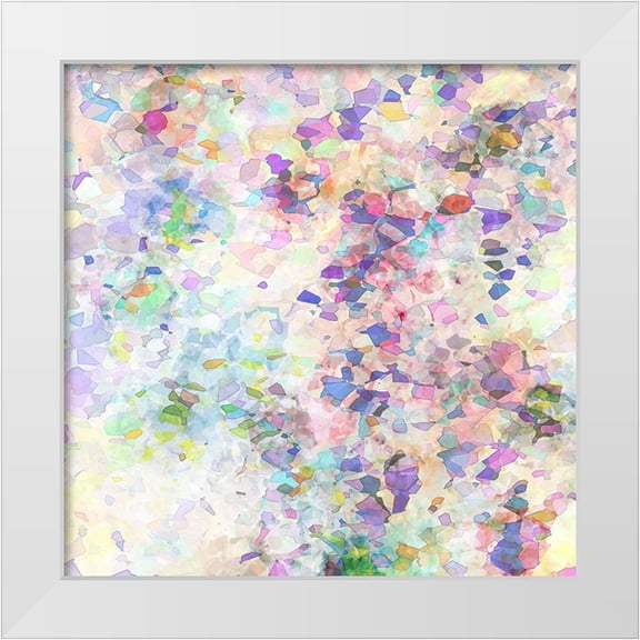 Alpenglow Workshop 20x20 White Modern Wood Framed Museum Art Print Titled - Fragmented