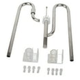 thumbnail image 2 of Aquarium Lily Pipe Kits, 360 Rotation Stainless Steel Inflow and Outflow Pipe Set Water Regulating Metal Lily Pipe Surface Skimmer with 2 Acrylic Holders for Aquarium Planted, 2 of 7