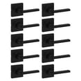 thumbnail image 1 of Kwikset Casey Interior Privacy Door Handle with Lock 10 Pack, Door Lever for Bathroom and Bedroom, Matte Black Reversible Keyless Turn Lock, with Microban Protection, 1 of 9