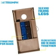 thumbnail image 6 of Triumph LED 2x4 All-Wood Cornhole Set - BLUE/GREY, 6 of 9