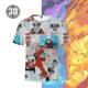 thumbnail image 2 of Naruto camiseta de manga corta Causal Tops Anime suelto Tee cuello redondo gráfico Sasuke Kakashi camisa Unisex más el tamaño, 2 of 3