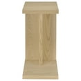 thumbnail image 3 of Clower Engineered Wood C-Shaped Sofa Side Table Light Oak, 3 of 10