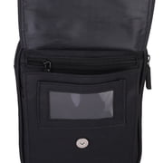 G-force Unisex Anti-Theft Fabric Casual Shoulder Bag, Black