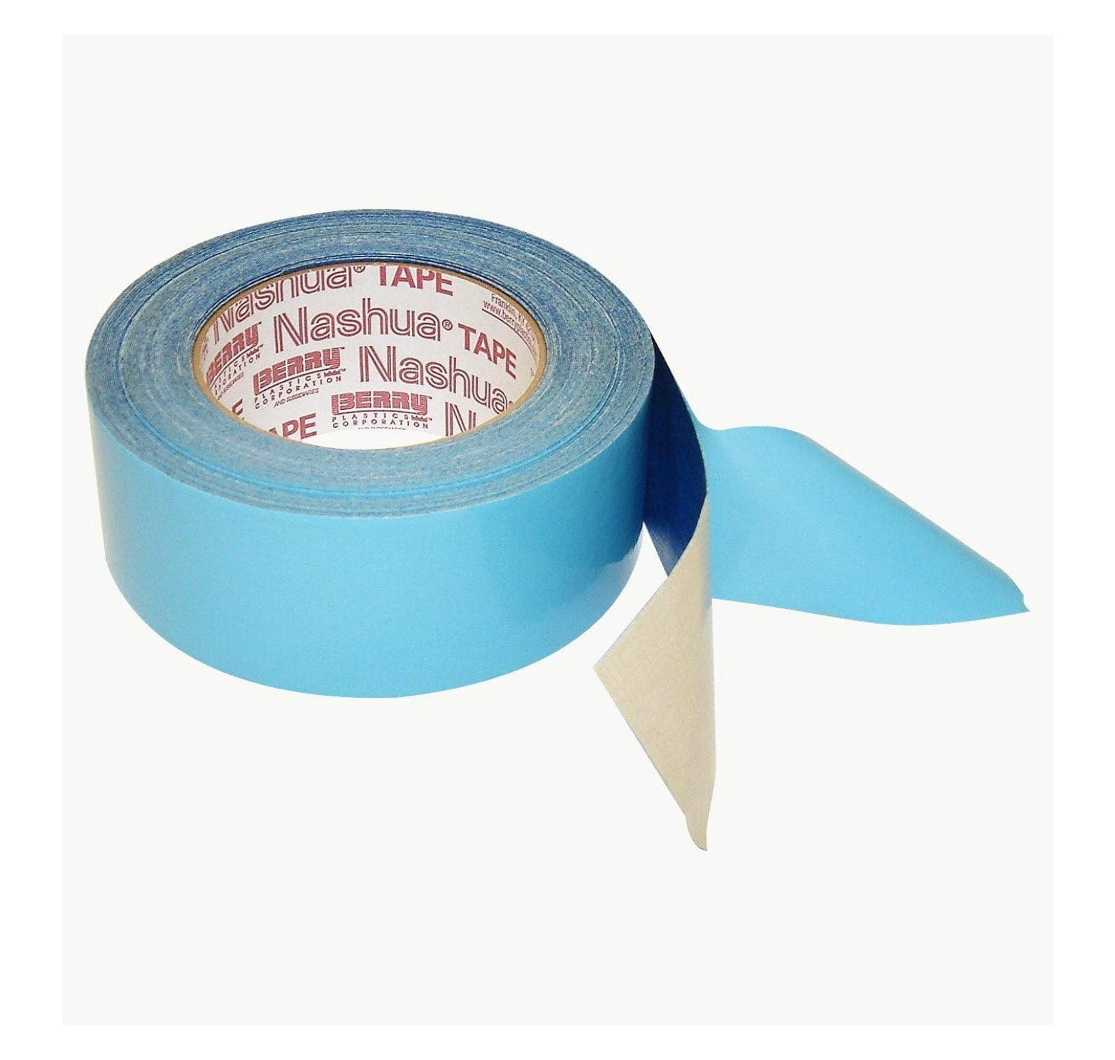 Nashua CleanDrape Double-Sided Abatement/Sheeting Tape: 2 in. x 60 ft. (Natural and Blue)