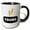 Black/White, variant on 3drose, Image of a Lightning with Text of Young, 11oz Two-tone Green Mug