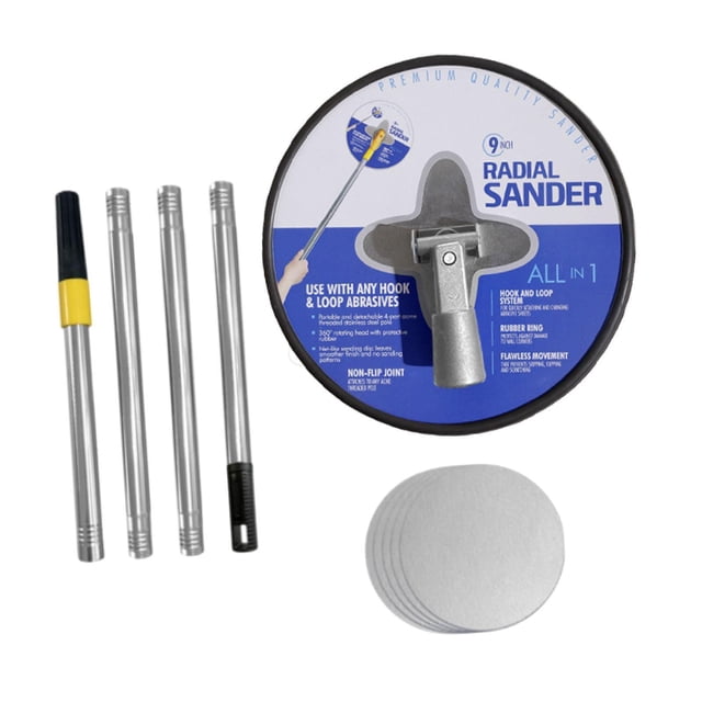 GUOOL Drywall Pole Sander 360 Degree Rotatable Professional Polishing Sanding Tool