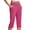 #1Hot Pink, variant on Capris Pants for Women Stretch Yoga Capri Pants High Waisted Crop Office Work Pants Summer Casual Golf Capris Slacks Yoga Dress Pant Workout Splt Capris Athletic Shorts with Pockets