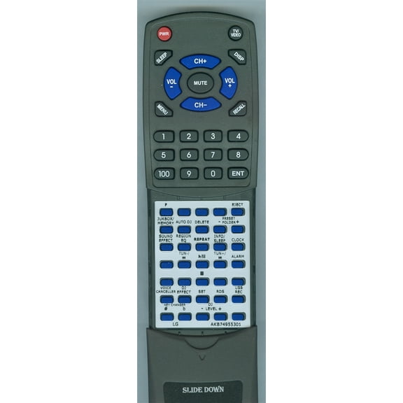 Replacement Remote for LG AKB74955301, CM9960