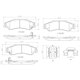 thumbnail image 2 of BALATAS CERAMICAS SONOMA 1998 al 2004 GMC 4.3L V6 Traseras BREMBO ., 2 of 5