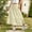 Beige, variant on Lutiedan Girls' Maxi Skirts Tiered Elastic Waist Drawstring Flowy Skirts Ruffle Pleated Casual Summer Long Skirts Size 3-15
