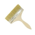 thumbnail image 6 of Menolana Paint Brush 8inch Wooden Handle Art Crafts Supplies DIY Painting Brushes Flat Brush for Oil Glues Watercolor Fences Furniture, 6 of 8