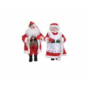SantasWorkshop 6517 15 in. Mr. and Mrs. Claus