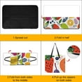 thumbnail image 4 of Tropical Fruits with Exotic Flavors Waterproof Picnic Blanket with Foldable Zipper, Suitable for Outdoor Use, Suitable for Travel, Camping, Beaches, Parks, Grasslands, Picnic Blanket Accessories, 4 of 8