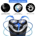 thumbnail image 2 of MAX-T Rasoir Rotatif 3D Rechargeable Filaire et Sans Fil pour Hommes, 2 of 5