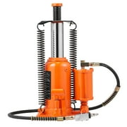 SKYSHALO Air Hydraulic Bottle Jack, 20 Ton Capacity, for High-Lift Automotive Repair in Car Shops